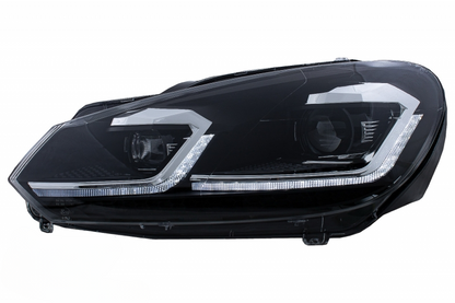 Fari a LED adatti per VW Golf 6 VI 2008-2013 con Facelift G7.5 GTI Look Silver