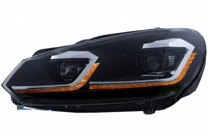 Fari a LED adatti per VW Golf 6 VI 2008-2013 con Facelift G7.5 GTI Look Silver