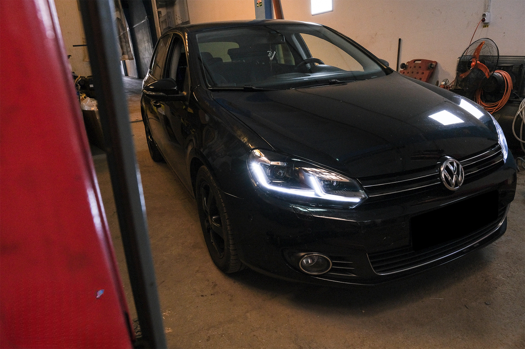 Fari a LED adatti per VW Golf 6 VI 2008-2013 con Facelift G7.5 GTI Look Silver