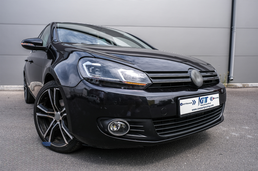 Fari a LED adatti per VW Golf 6 VI 2008-2013 con Facelift G7.5 GTI Look Silver