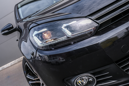 Fari a LED adatti per VW Golf 6 VI 2008-2013 con Facelift G7.5 GTI Look Silver