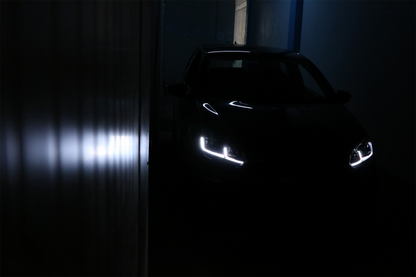Fari a LED adatti per VW Golf 6 VI (2008-2013) con Facelift G7.5 GTI Look Red