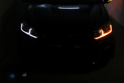 Fari a LED adatti per VW Golf 6 VI (2008-2013) con Facelift G7.5 GTI Look Red