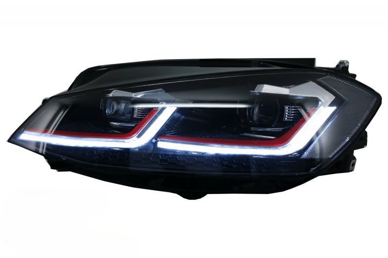 Fari a LED adatti per VW Golf 7.5 VII dal 2017- GTI Look con luci di svolta