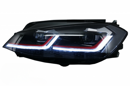 Fari a LED adatti per VW Golf 7.5 VII dal 2017- GTI Look con luci di svolta