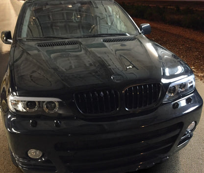💥FARI XENON ANGEL EYES CCFL NERI adatti per BMW X5 E53 11.03-06💥