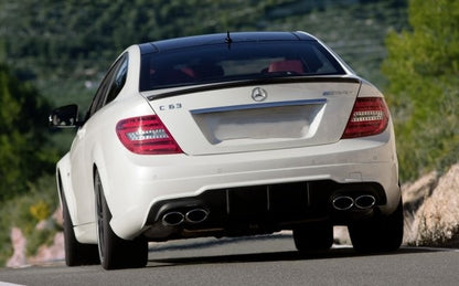 🔥REAR BUMPER C63 AMG LOOK FOR MERCEDES C-CLASS W204 SEDAN COUPE 2007–2015🔥