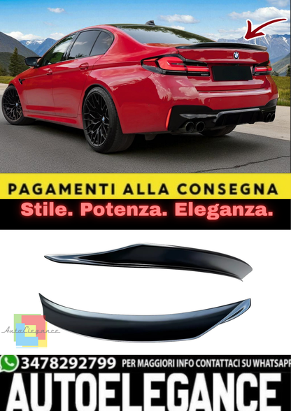 💫 Spoiler Posteriore / Ala Bagagliaio in ABS Nero per BMW Serie 5 G30 – 💫