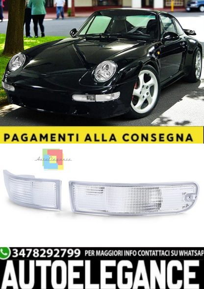💫Indicatori Direzione Bianchi per Porsche 911 Anteriori (Coppia)💫