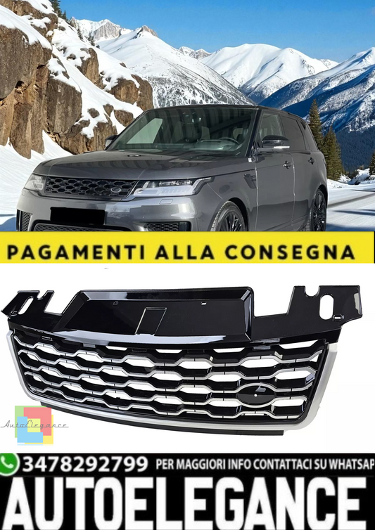Griglia Performance Nero Argento per Range Rover Sport L494 (2017–2022)