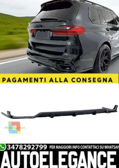💫Diffusore Posteriore Performance Nero Lucido per BMW X7 G07 (dal 2019)💫