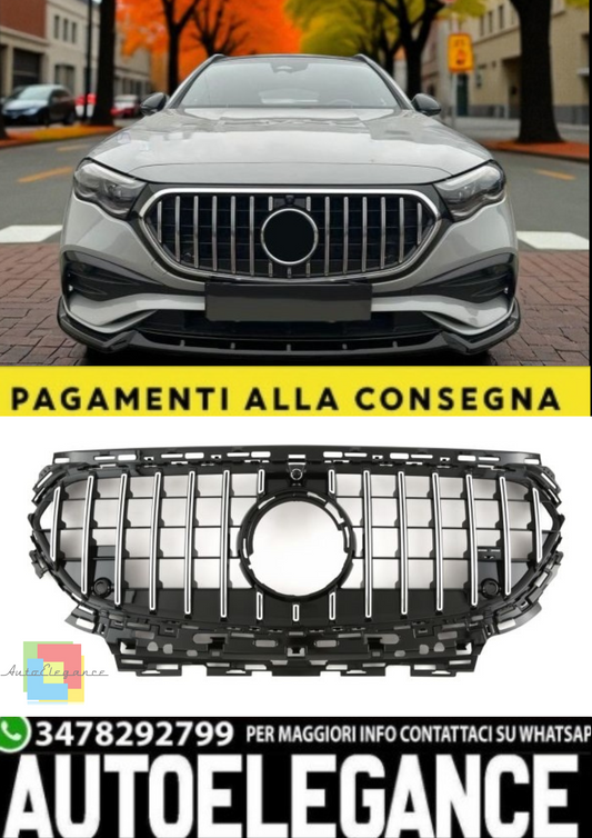 🎀Griglia Panamericana GT Nera per Mercedes Classe E W214 S214 X214🎀