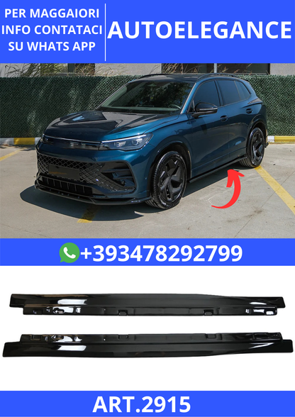 💫ART.2915 Sotto Minigonne VW VOLKSWAGEN Tiguan Standard/R-Line Mk3 2024+💫