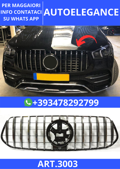 💫ART.3003 Griglia GLE W167 SUV / GLE Coupe C167 Nero 2020-2023💫