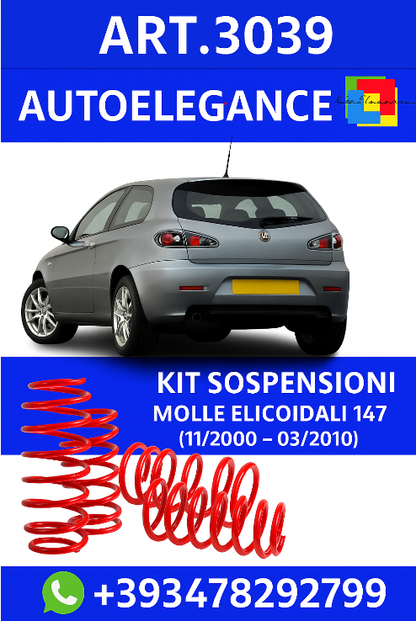 💫ART.3039 99971200 Kit Sospenioni Alfa Romeo 147 11/2000-03/2010💫