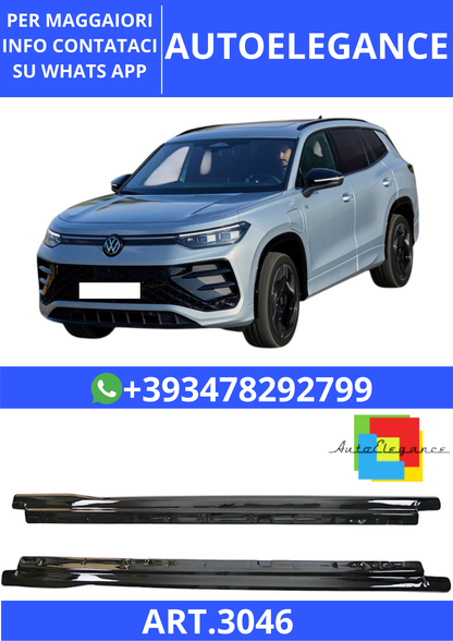 💫ART.3046 SS10-0072 Sotto Minigonne R Line V1 Style VW Tayron Mk2 2024+💫