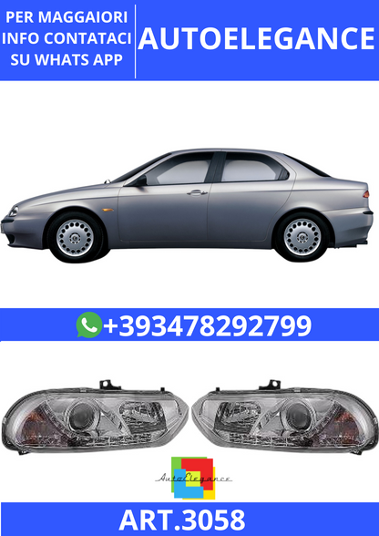 💫ART.3058 Set Fari Anteriori Dayline (sinistra e destra) Alfa Romeo💫