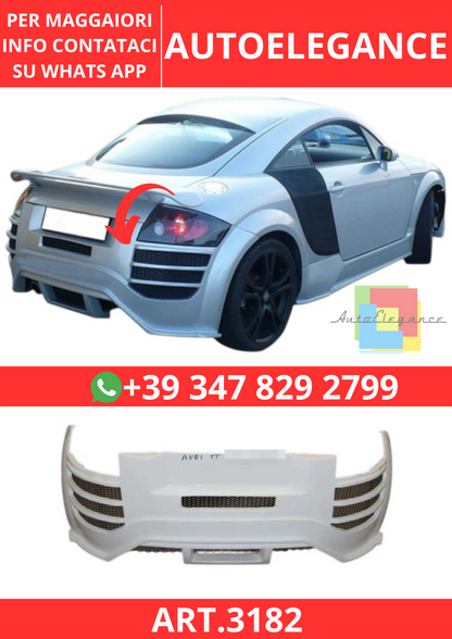💫ART.3182 Paraurti Posteriore Audi TT 98-05 8N Tipo R8💫