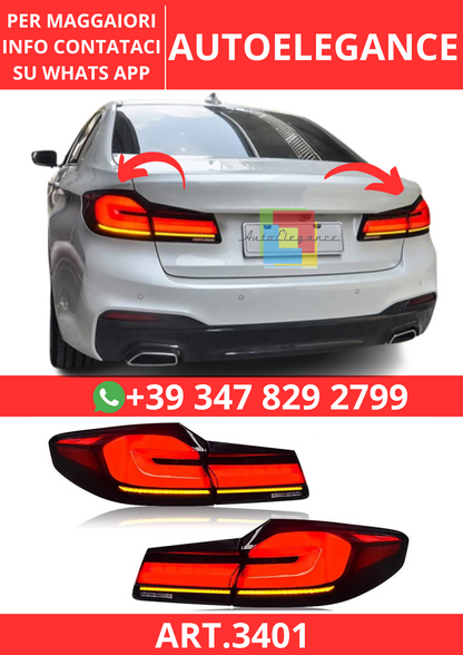 💫ART.3401 Fanali Posteriori LED per BMW 530 540 G30 M5 F90 2017-2020💫