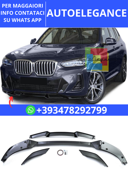💫Spliter Anteriore New Performance Carbon Look adatto per BMW X3 G01 da 21💫