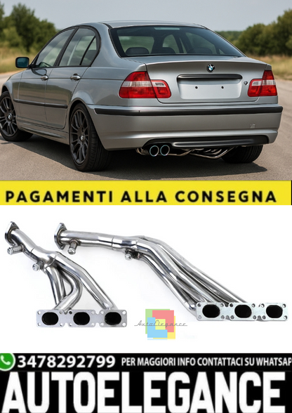 💫Collettore di Scarico in Acciaio Inox per BMW Serie 3 E46💫