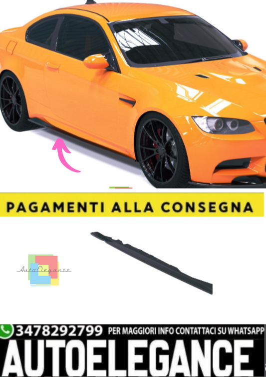 💫Minigonne Laterali (2 Pezzi) per BMW M3 E92 Coupé (2007–2013) / M3 E93 💫