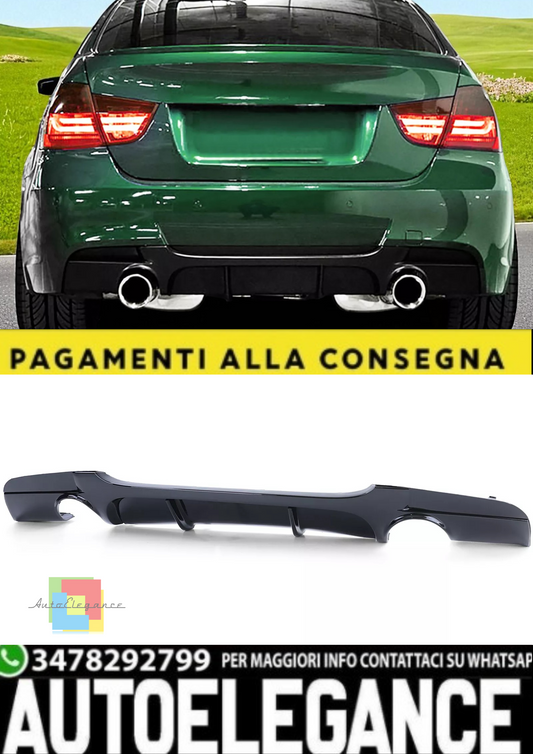 💫Diffusore Posteriore Performance Nero Lucido adatto per BMW Serie 3 E90 💫