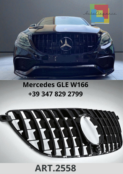 🔥ART.2558 Calandra Sport Panamericana GT Look per Mercedes GLE W166 C292 🔥