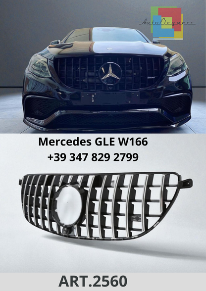 🔥ART.2560 Calandra Sport Panamericana GT Look per Mercedes GLE W166 C292🔥