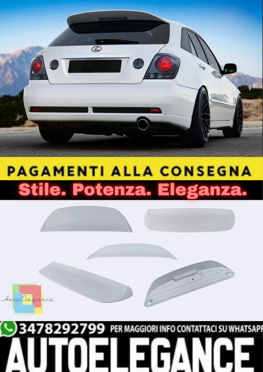 💫Spoiler Tetto Posteriore in Vetroresina per Lexus IS200 / IS300 SportCross 💫