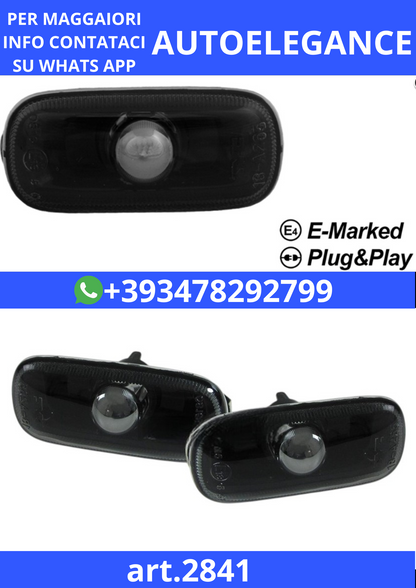 🎀art.2841- Indicatori Direzione Laterali Fumé compatibili AUDI A3 / A4 / A6🎀