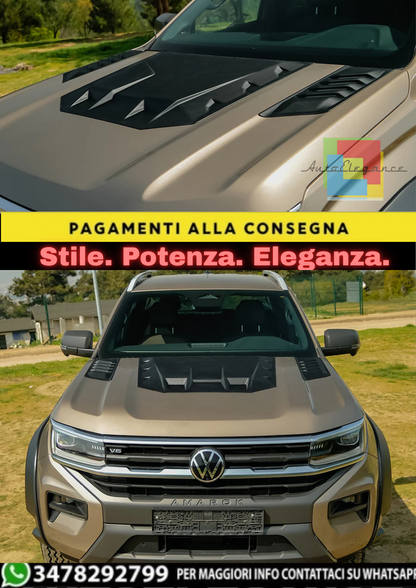 🔥BONNET AIR VENTS (2 PCS) ADATTO PER VW AMAROK 2022+🔥