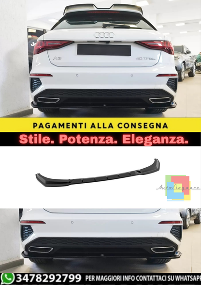 🔥REAR SPLITTER ADATTO PER AUDI A3 S-LINE 8Y SPORTBACK🔥