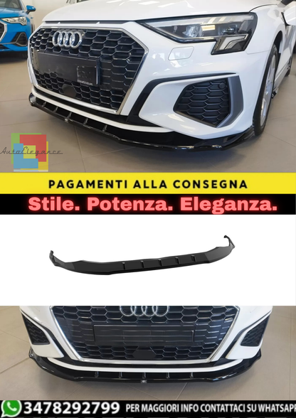 🔥FRONT SPLITTER ADATTO PER AUDI S3 / A3 S-LINE 8Y🔥