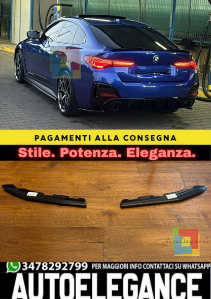 🔥 FLAP DIFFUSORE SERIE 4 G26 GRAND COUPÉ M-PACK / M440I 2021+ NERO LUCIDO 🔥