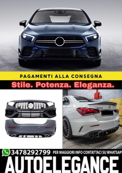 🔥BODYKIT ADATTO PER MERCEDES BENZ V177 LOOK A45S BERLINA 🔥