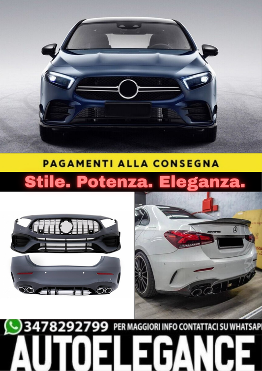 🔥BODYKIT ADATTO PER MERCEDES BENZ V177 LOOK A45S BERLINA 🔥