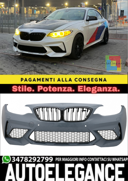 🔥PARAURTI ANTERIORE ADATTO PER BMW SERIE 2 F22 / F23 (2014–) COUPÉ M235i🔥