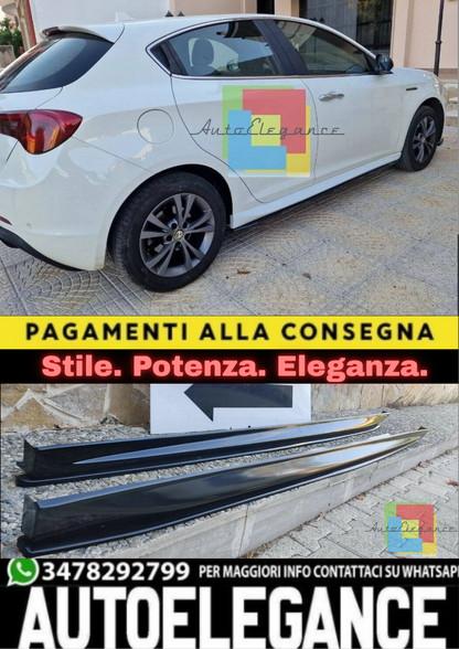 🔥SOTTO MINIGONNE LATERALI ADATTE PER ALFA ROMEO GIULIETTA ABS🔥