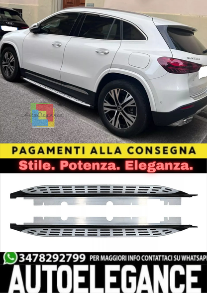🔥PEDANE LATERALE SOTTOPORTA ADATTO PER MERCEDES GLA H247 DAL 2019 SUV🔥