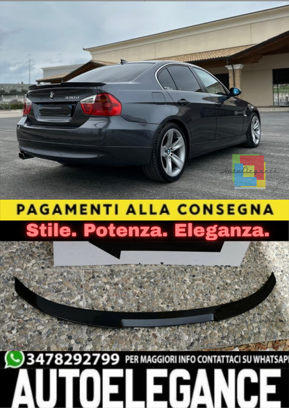 🔥BMW SERIE 3 E90 BERLINA 2005-2012 SPOILER SUL COFANO IN ABS LOOK M4🔥