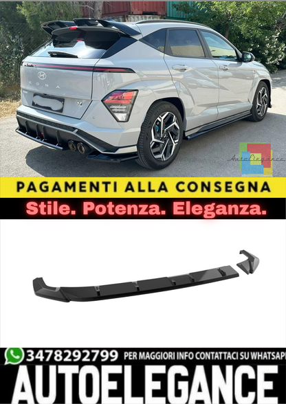🔥SPLITTER POSTERIORE ADATTO PER HYUNDAI KONA N-LINE MK2🔥