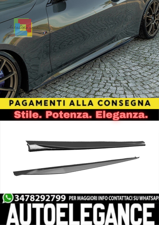 🔥MINIGONNE LATERALI COMPATIBILI CON BMW SERIE 4 (COUPÉ / CABRIO) G22 2020+🔥