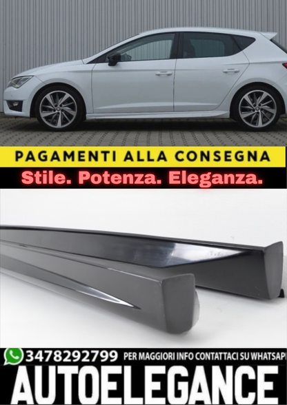 🔥MINIGONNE LATERALI COMPATIBILI CON SEAT LEON 3 5F 2012–2020🔥