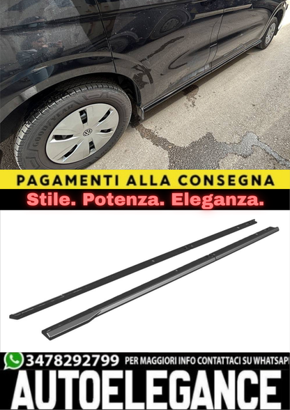 🔥SIDE SKIRTS PER VW TRANSPORTER T7 LWB 2024+ / FORD TRANSIT CUSTOM MK2 2023+🔥