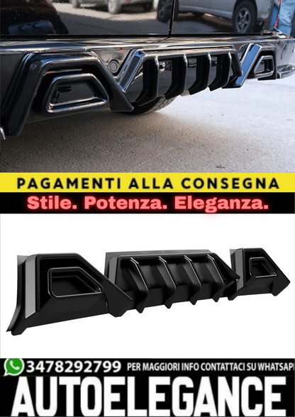 🔥 REAR DIFFUSER PER VW TRANSPORTER T7 2024+ / FORD TRANSIT CUSTOM MK2 2023+ 🔥