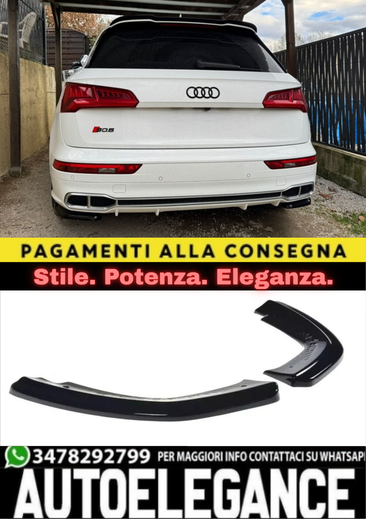 🔥FLAP ADATTO PER AUDI Q5 2017-2020 SLINE SQ5 NERO LUCIDO🔥