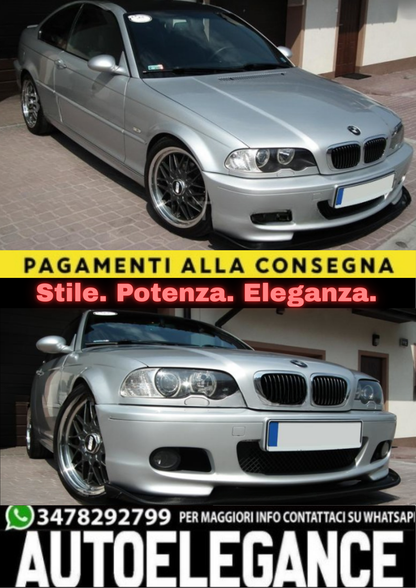 🔥SPOILER / DIFFUSORE ANTERIORE ADATTO PER BMW E46 M PACK🔥