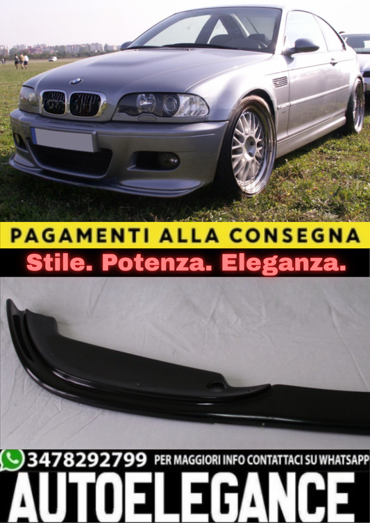 🔥SPOILER / DIFFUSORE ANTERIORE ADATTO PER BMW E46 M3🔥