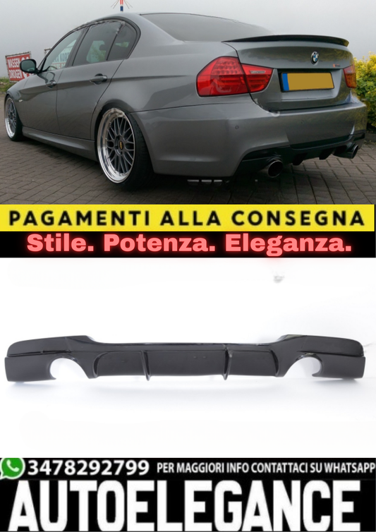 🔥SPOILER / DIFFUSORE PARAURTI POSTERIORE BMW E90 / E91 M PACKAGE🔥